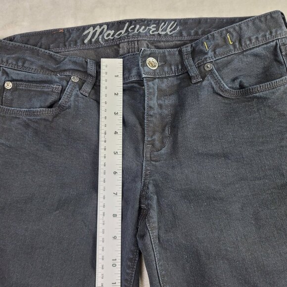 Madewell Black Low-Rise Women's Straight-Leg Jean | Size 32 - Picture 6 of 8